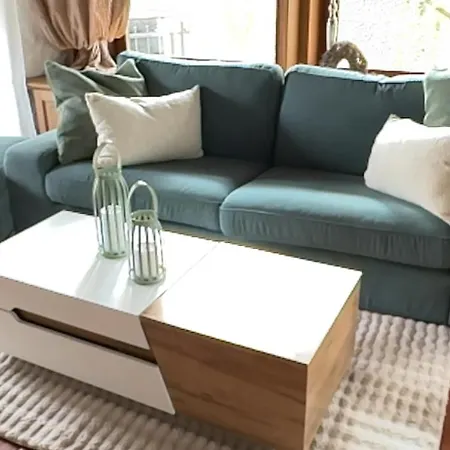 Familienfreundliche 10 Min Zu Fuss Von Legoland Entfernt,80 M2 Stilvolle In Einer Mit Grossen Garten, Fuer Den Ersten Fruehstueck Gefuellten Kuehlschrank,whirlpool, Privater Waldstueck Und Wunderschoener Terrasse Im Koetz, My Luxu * Kleinkötz