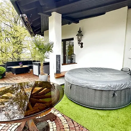Appartamento Familienfreundliche 10 Min Zu Fuss Von Legoland Entfernt,80 M2 Stilvolle In Einer Mit Grossen Garten, Fuer Den Ersten Fruehstueck Gefuellten Kuehlschrank,whirlpool, Privater Waldstueck Und Wunderschoener Terrasse Im Koetz, My Luxu *